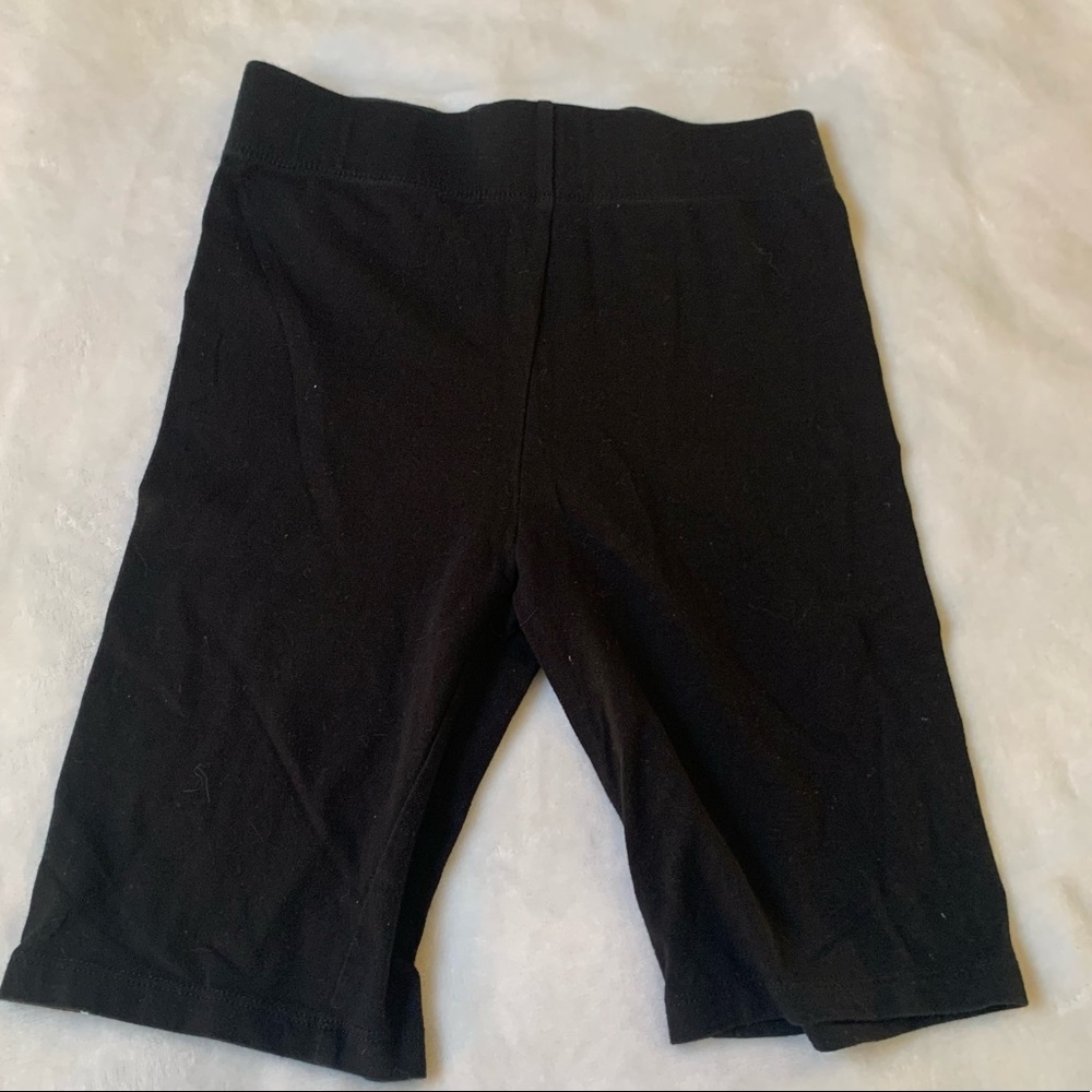 black biker shorts very stretchy